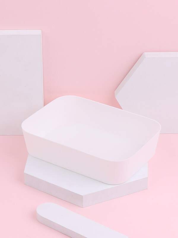 1pc Solid Cosmetic Storage Box,Gifts For Women,Christmas Gifts,Gift Ideas For Women,Room Decor