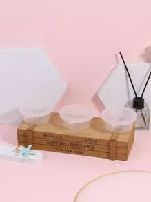 3入組透明假指甲收納盒 - 無色 - 查看 1