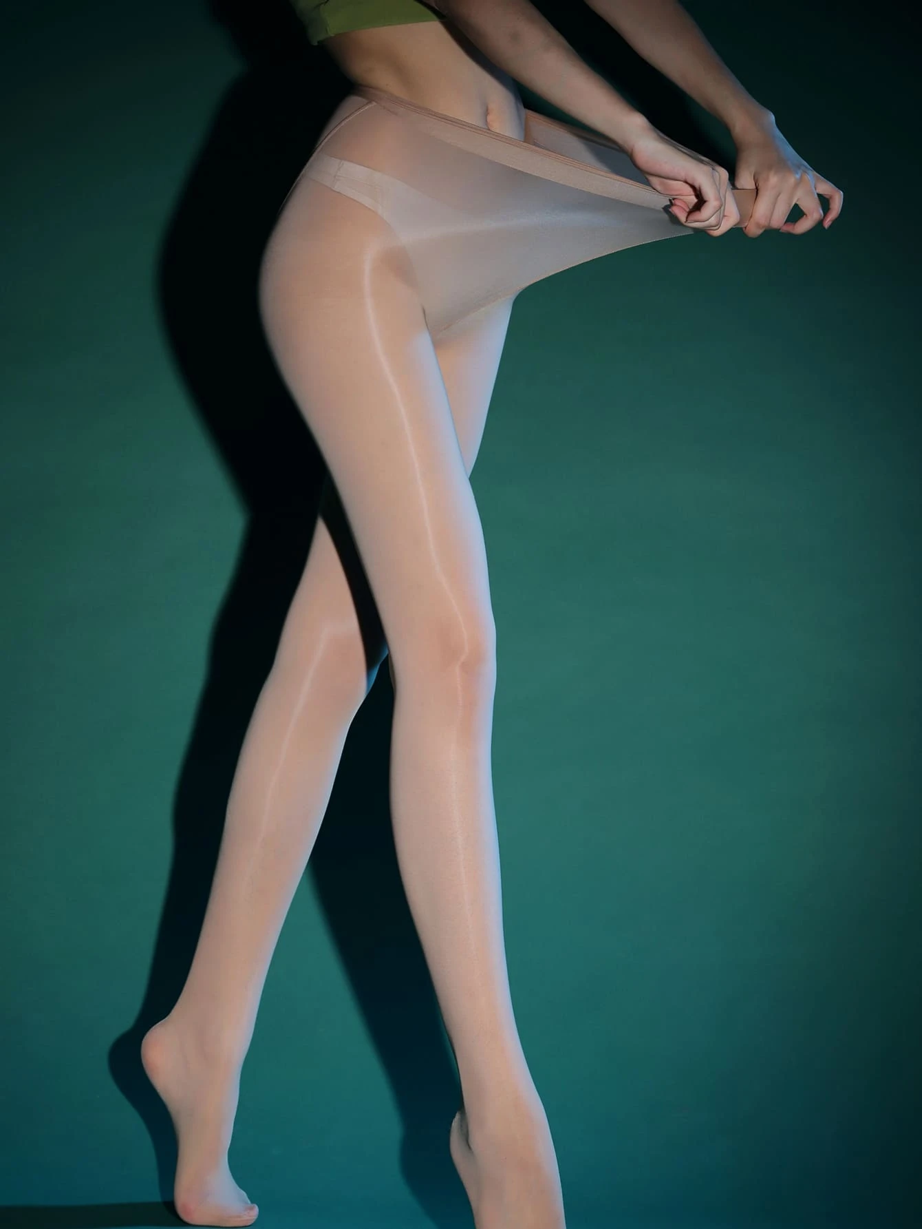 8D Solid Tights - Aprikos - Visa 2