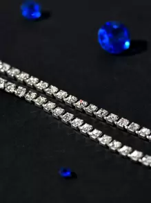 1roll Claw Rhinestone Crystal Tassel Diy Clothes Earring Accessory Beads Diamond Rhinestone Chain