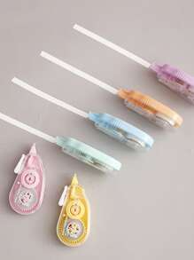 6pcs Plastic Plain Correction Tape - Multicolor - View 2