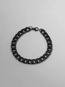 SOKI 男士圓形形狀手錶和手鐲 - 黑色 - 查看 5