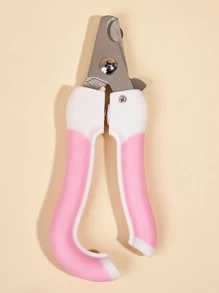 1入組隨機色不銹鋼寵物指甲剪