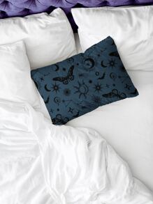 ROMWE Fairycore 1pc Galaxy & Butterfly Print Cushion Cover Without Filler - Multicolor - View 3