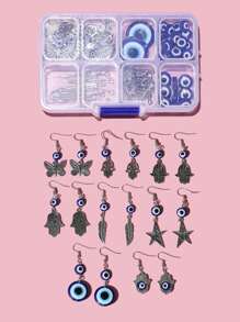 1件套蝴蝶和星星DIY首飾配件 - 彩色 - 查看 2