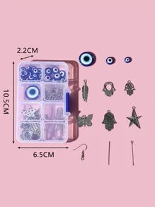 1件套蝴蝶和星星DIY首飾配件 - 彩色 - 查看 4