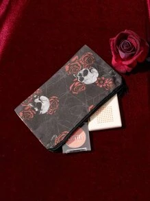 ROMWE Goth Skull & Rose Graphic Square Bag - Multicolor - View 3