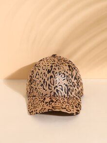 Niños Gorra de béisbol con estampado de leopardo