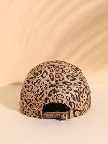 Niños Gorra de béisbol con estampado de leopardo