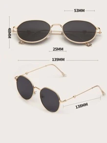 1pc Ladies' Fashionable Heart Shaped Metal Frame Eyeglasses Suitable For Daily Decorative Wear Basics Fall Winter Women Outfits Clothes Business Casual Gifts For Summer Beach Vacation,Outdoor,Travel - Grey - View 4