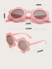 女孩花邊框太陽眼鏡