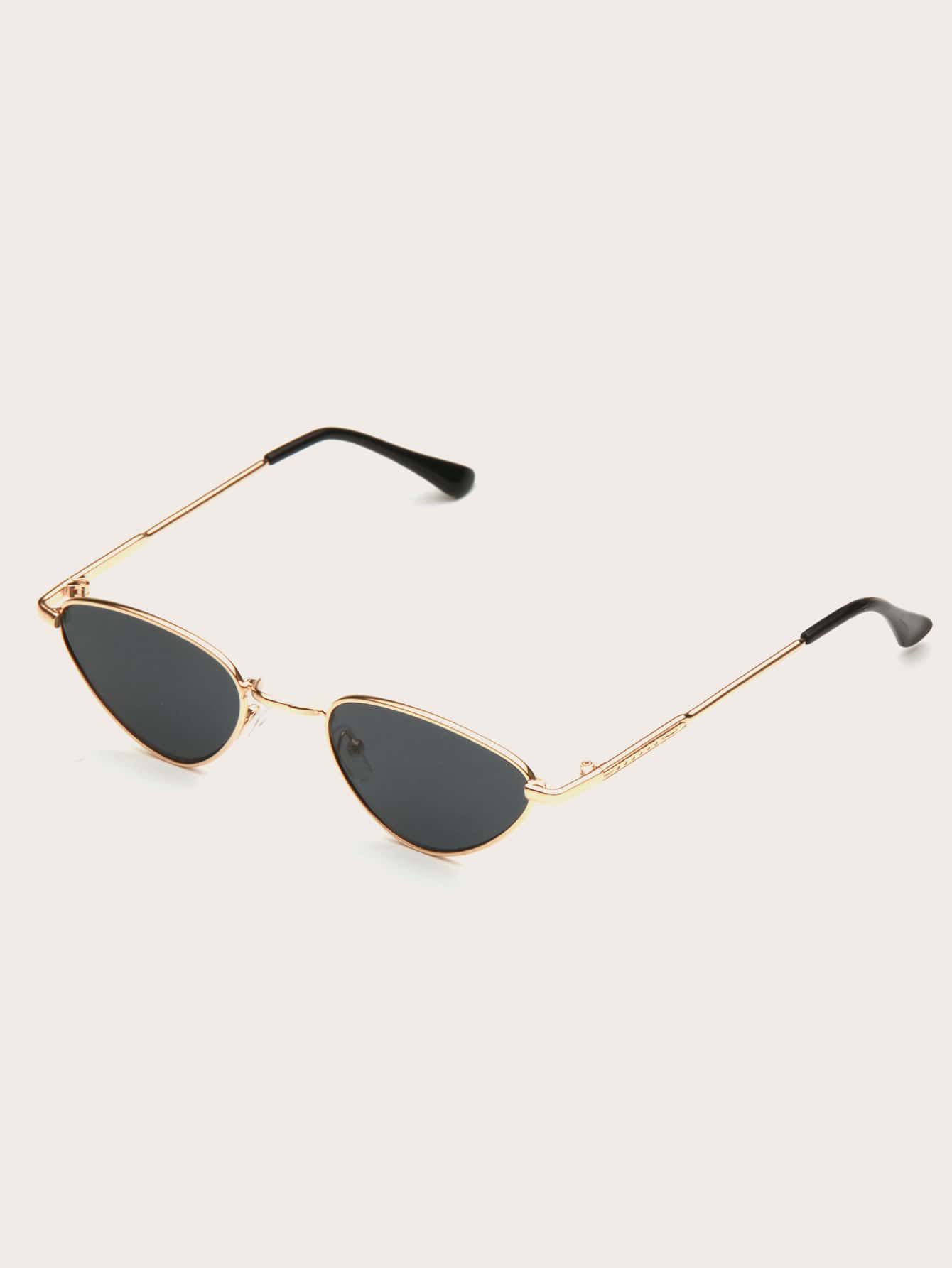 1pc Ladies' Fashion Cat Eye Fashion Glasses With Metal Frame For Daily Wear And Decor Elegant Shades Beach Accessories Beach Accessories For Women Glasses Shades Basics Fall Winter Women Outfits Clothes Business Casual Gifts For Summer Beach Vacation,Outdoor,Travel