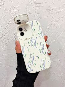 花朵圖案鏡面手機殼 - 彩色 - 查看 1