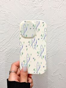 花朵圖案鏡面手機殼 - 彩色 - 查看 3