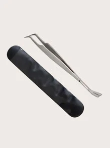 1pc Pet Tick Removal Tweezers - Silver - View 2