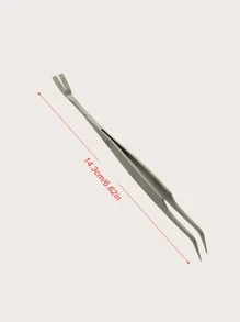 1pc Pet Tick Removal Tweezers - Silver - View 3