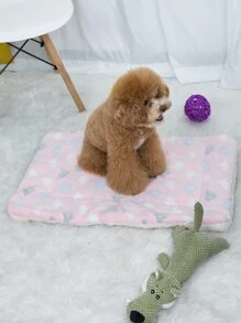 1 tấm lót thùng thú cưng in hình đám mây - Hồng - Xem 2