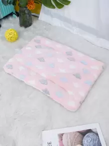 1 tấm lót thùng thú cưng in hình đám mây - Hồng - Xem 1