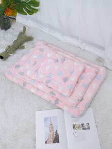 1 tấm lót thùng thú cưng in hình đám mây - Hồng - Xem 3