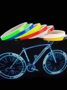 1 pieza de color al azar luminoso reflectante cinta - Multicolor - Ver 1