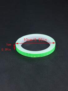 1 pieza de color al azar luminoso reflectante cinta - Multicolor - Ver 6