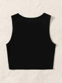 Muchica Áo hai dây Lễ Các Thánh Lá thư Giải trí - màu đen - Xem 2