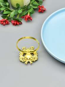 20 件/12 件/6 件/4 件/1 件优雅圣诞鹿头餐巾环餐桌装饰用品，批发 - 彩色 - 查看 2