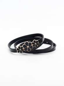 Pasek z klamrą kwiatową Eleganckie Walentynki