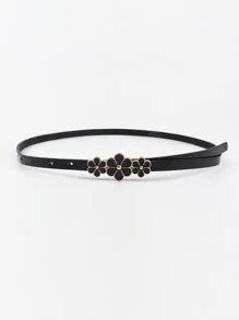 Pasek z klamrą kwiatową Eleganckie Walentynki