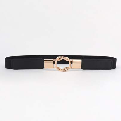 Metal Buckle Elastic Belt