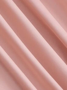 SHEIN Belle Chain Strap Ruched Dress - Dusty Pink - View 4