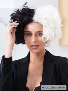 短卷人造假髮 - 彩色 - 查看 8