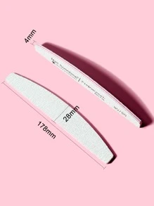 NailSunshine 10 piezas Lima de uña grano 80/80