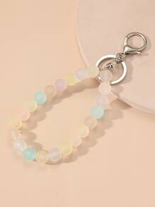 Móc khóa charm đeo tay cườm - Nhiều màu - Xem 2
