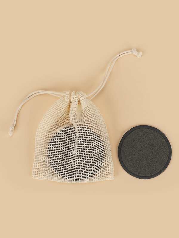 5pcs Reusable Makeup Remover Puff With Laundry Bag SHEIN USA