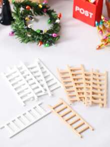 2pcs Christmas Ladder Design Random Decoration Craft - Multicolor - View 3
