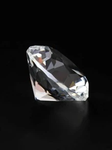 1pc Clear Diamond Shaped Decorative Object Best Gifts - Clear - View 4