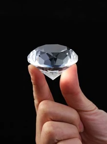 1pc Clear Diamond Shaped Decorative Object Best Gifts - Clear - View 6