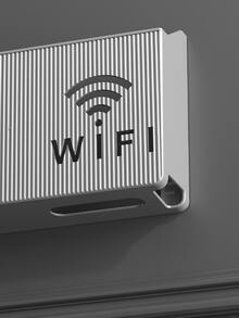 1 pezzo Rack di stoccaggio del router montaggio a parete - Grigio - Visualizzare 3