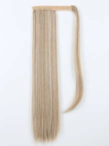 Tóc đuôi ngựa tổng hợp dài thẳng - Vàng - Xem 5