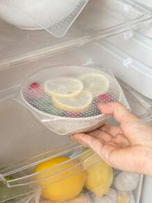 1 pieza Funda alimento mantenimiento fresco - transparente - Ver 2