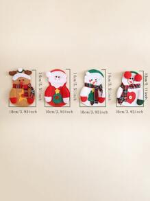 1pc Christmas Cartoon Random Cutlery Wrap Decoration - Multicolor - View 7