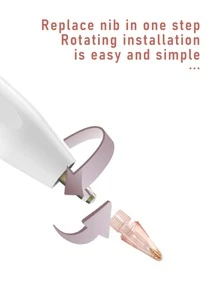 2pcs Replacement Tip Compatible With Apple Pencil - Pink - View 3