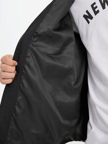 FLOW SUPPLY CO Men Flap Pocket Button Front Jacket - Black - View 3