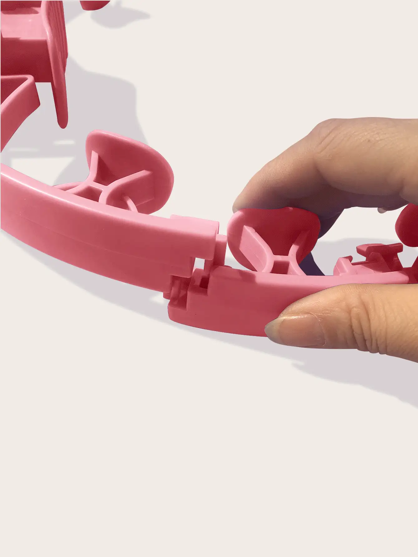 Detachable Exercise Hoop - Pink - View 2