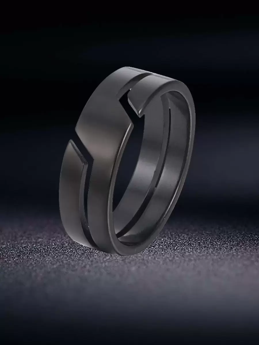 Thời Trang Và Phổ Biến 1 Chiếc Nhẫn Nam Rỗng Ra, Trang Sức Bằng Thép Không Gỉ Goth Punk Trang Sức Cho Món Quà Trang Sức Và Cho Một Vẻ Ngoài Phong Cách