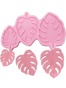 1pc Silicone Mold, Tropical Leaf Design DIY Silicone Mold For Home