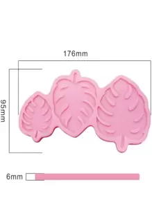 1pc Silicone Mold, Tropical Leaf Design DIY Silicone Mold For Home