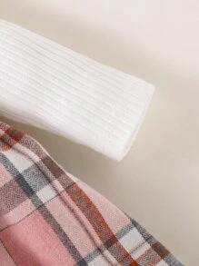 Đầm em bé Nơ Bướm Gân đan Sọc ca rô Sẵn sàng - Nhiều màu - Xem 3