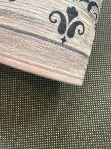 1pc Slogan Graphic Anti-slip Kitchen Rug - Multicolor - View 5